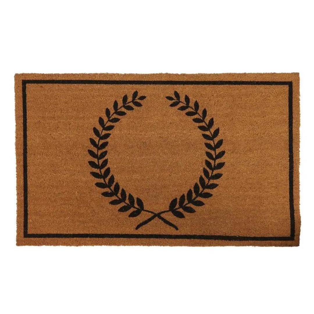 Wimbledon Coir Doormat with Vinyl Backing Small 45x75