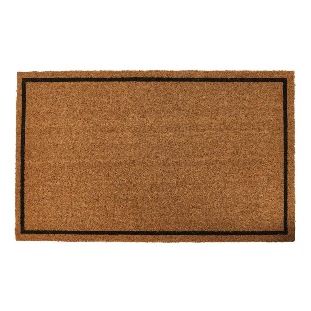 Plet Coir Doormat with Vinyl Backing Large 60x90