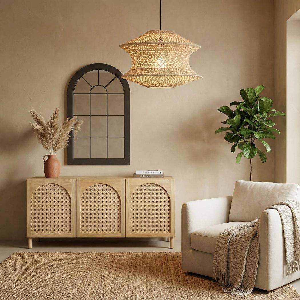 Summersby Ceiling Pendant Medium Ivory