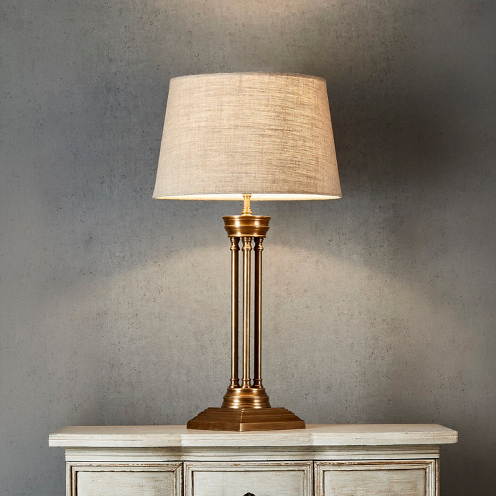 Hudson Table Table Lamp Base Brass- Base Only