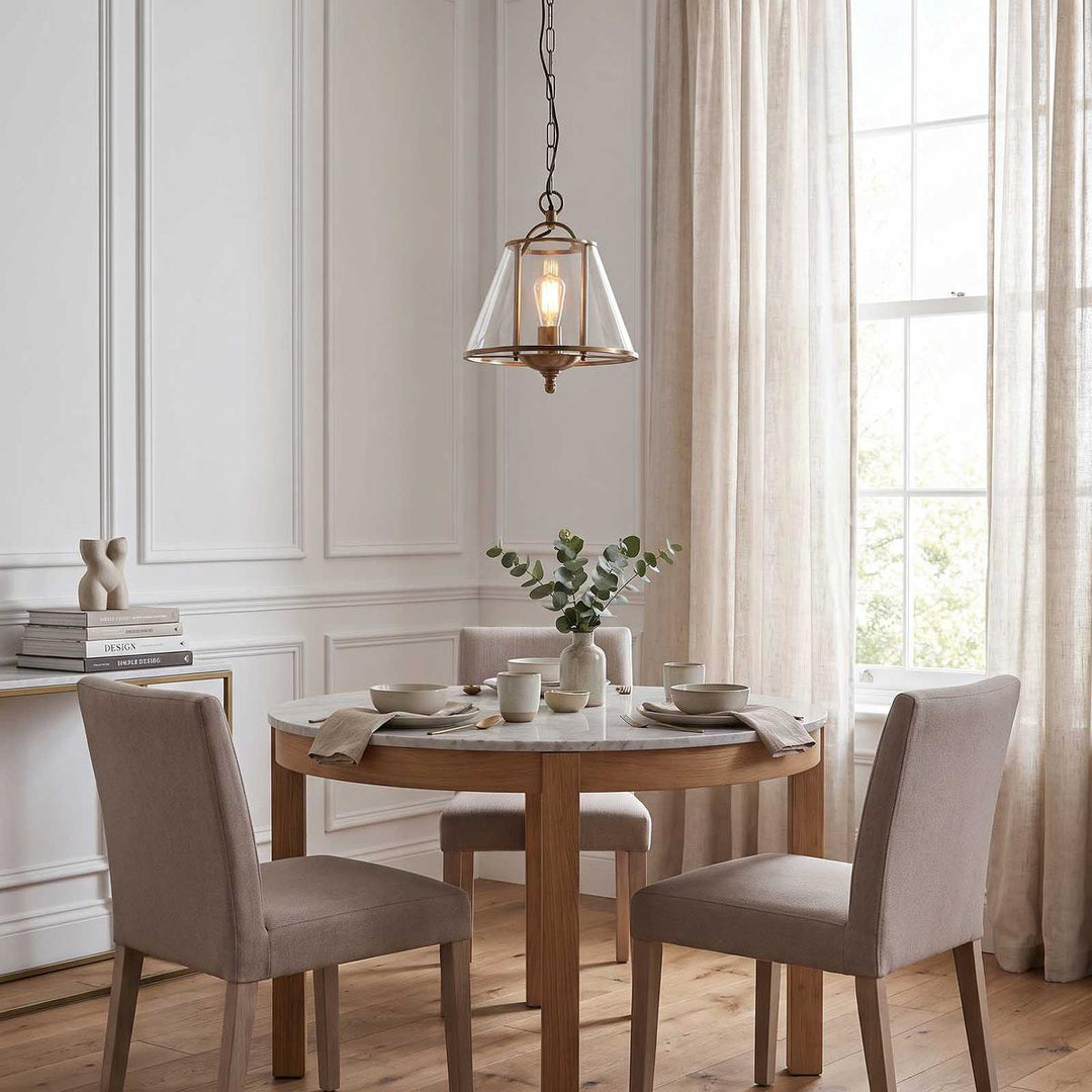 Cotton Tree Ceiling Pendant Antqiue Brass