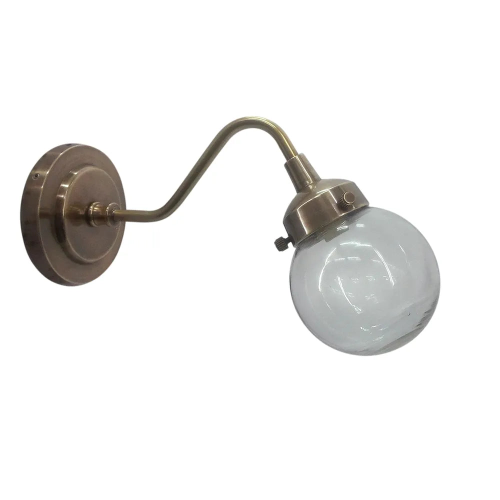 Beacon Outdoor Wall Light Antique Brass