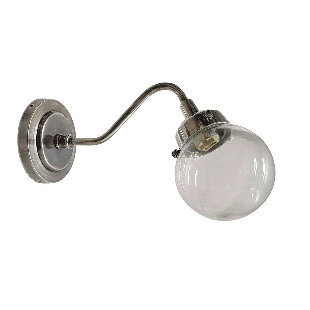 Beacon Outdoor Wall Lamp Antique Silver