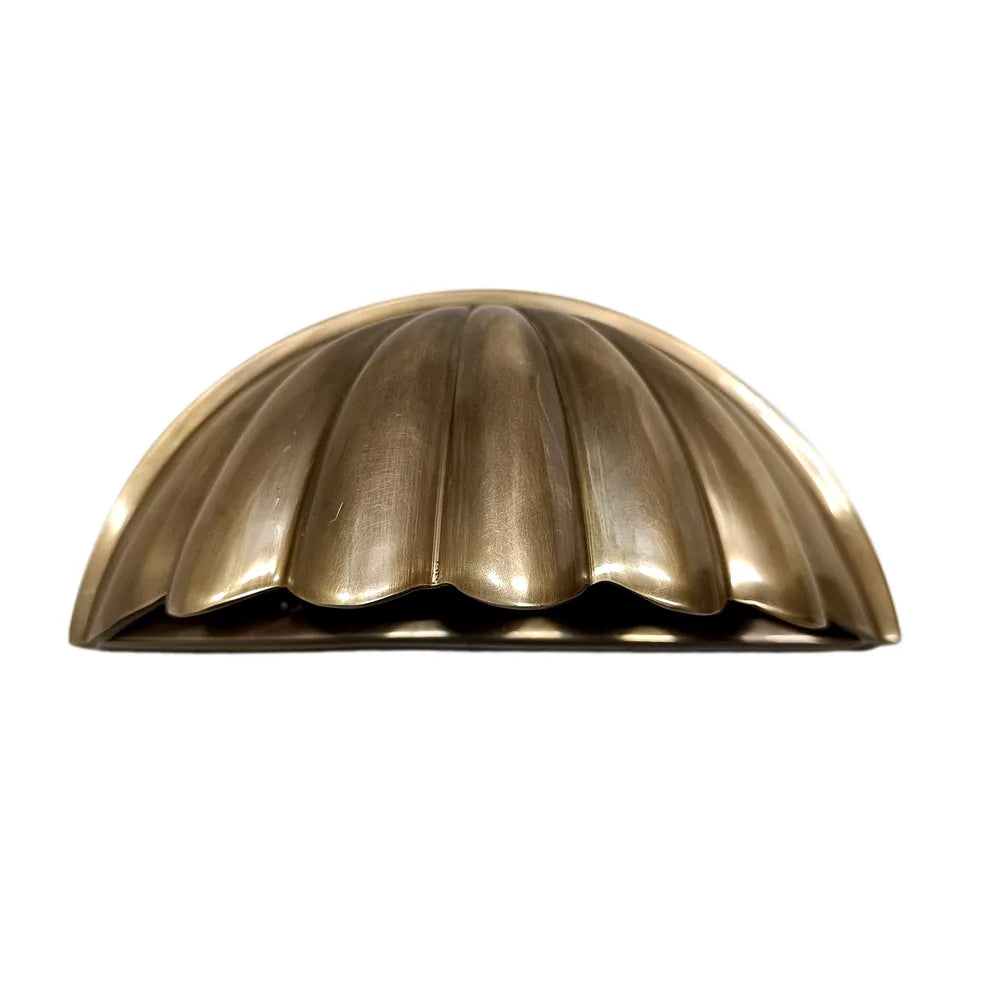 Half Moon Shell Shade Wall Light Small