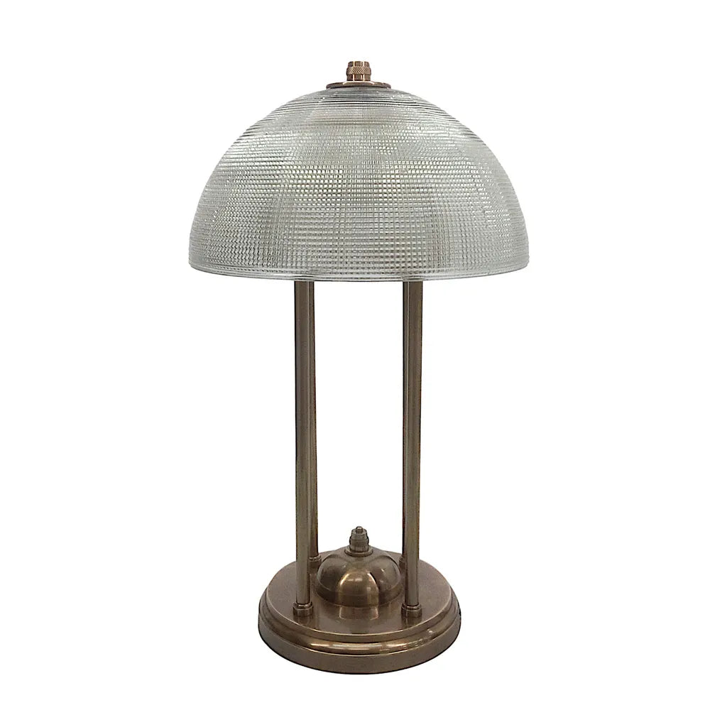 Victor Table Lamp With Textured Glass