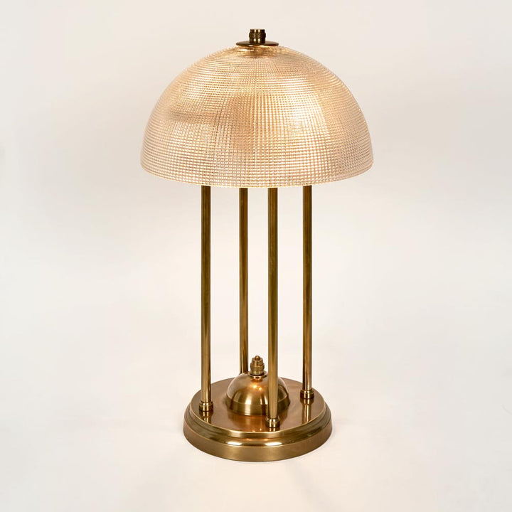 Victor Table Lamp With Textured Glass