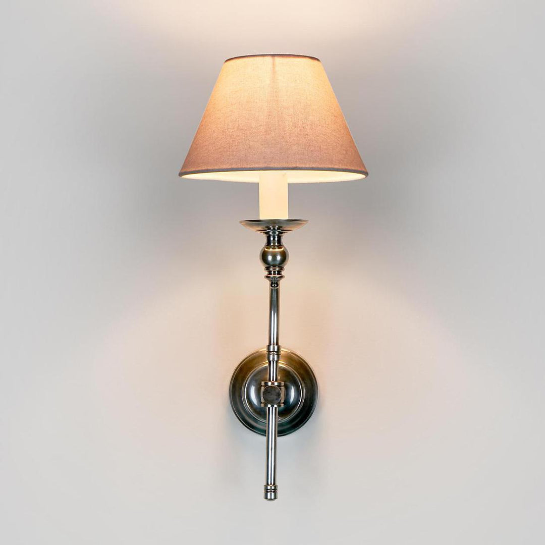 Soho Curved Wall Light Base Antique Silver