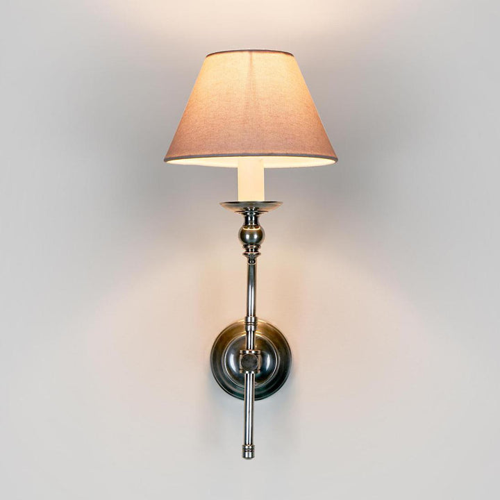 Soho Curved Wall Light Base Antique Silver