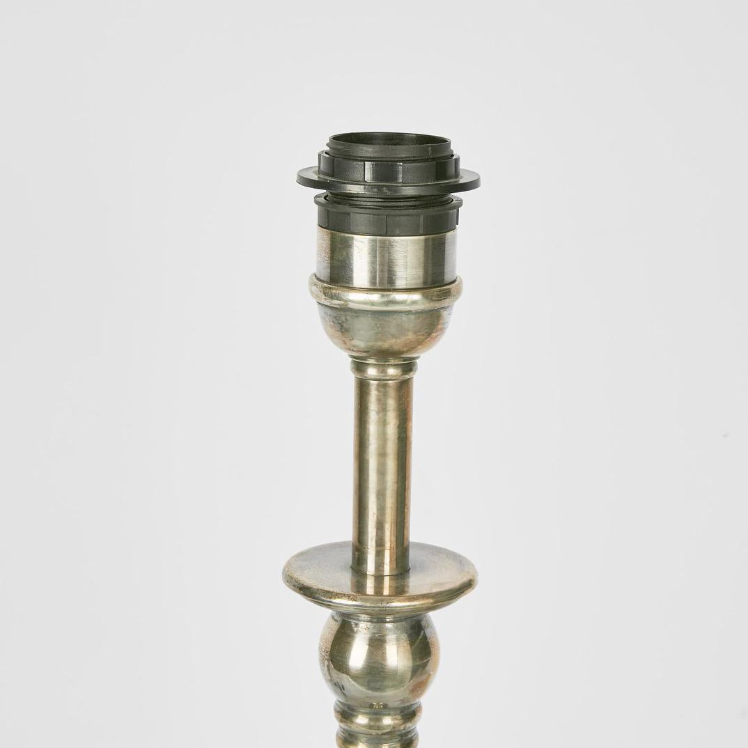 Chelsea Table Lamp Base Antique Silver- Base Only