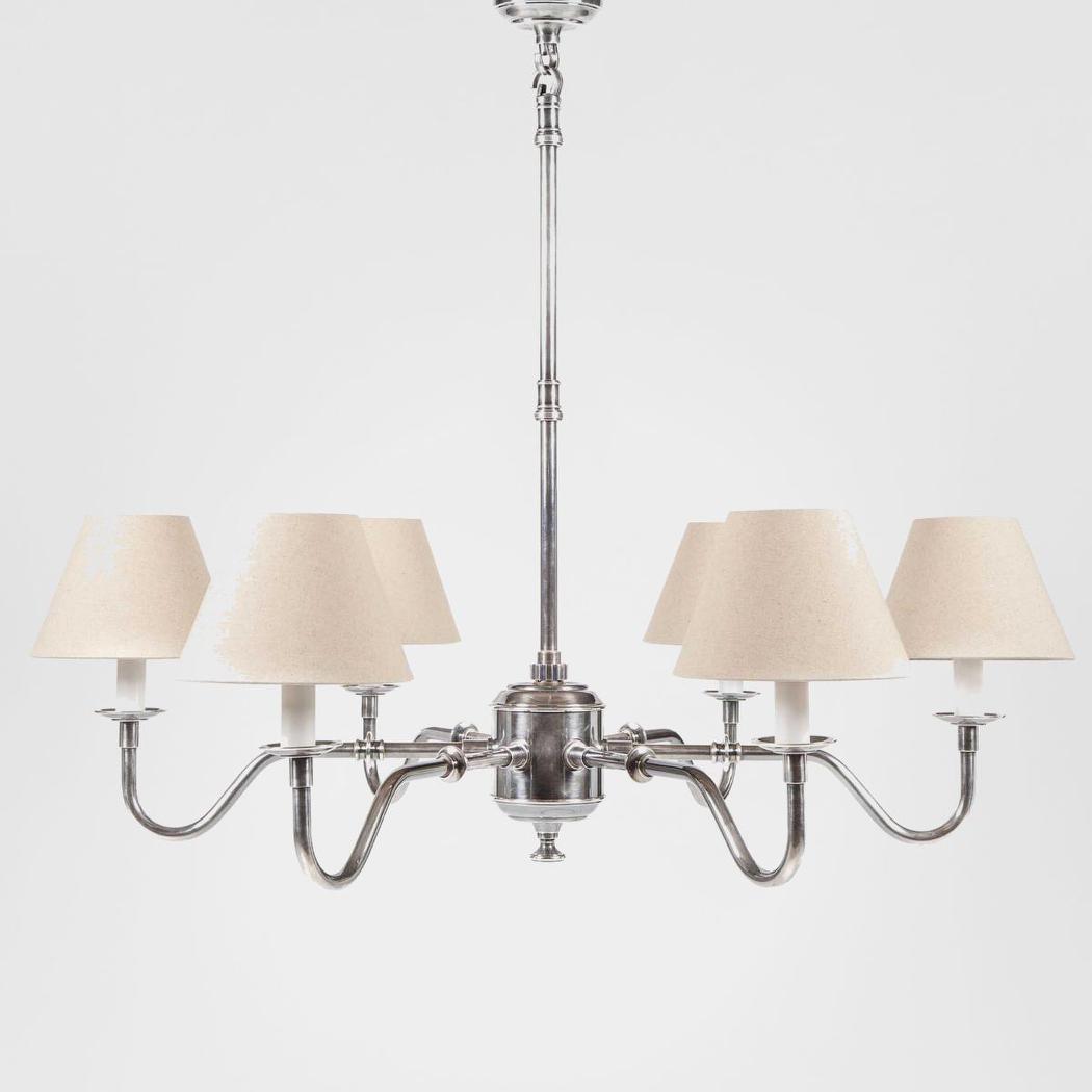 Prescot Chandelier Antique Silver