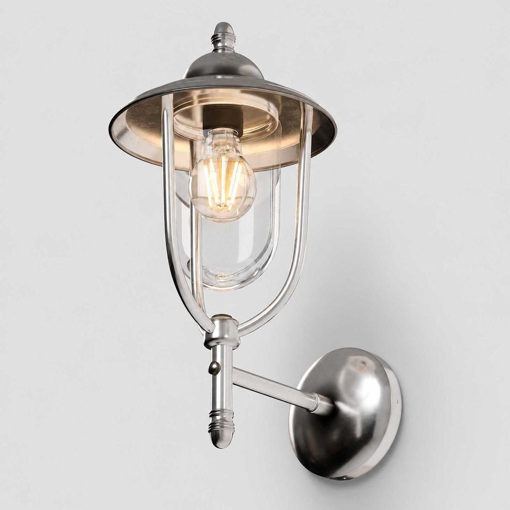 Pier Outdoor Wall Light Antique Silver