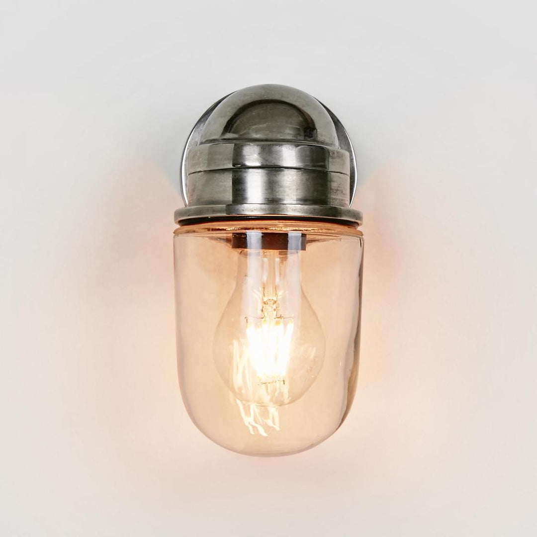 Nautical Outdoor Wall Light Silver