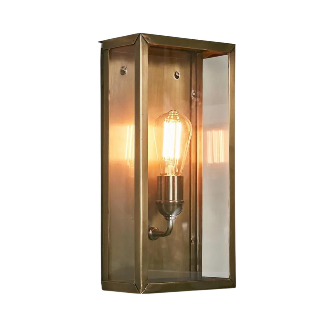 Goodman Outdoor Wall Light Ant Brass