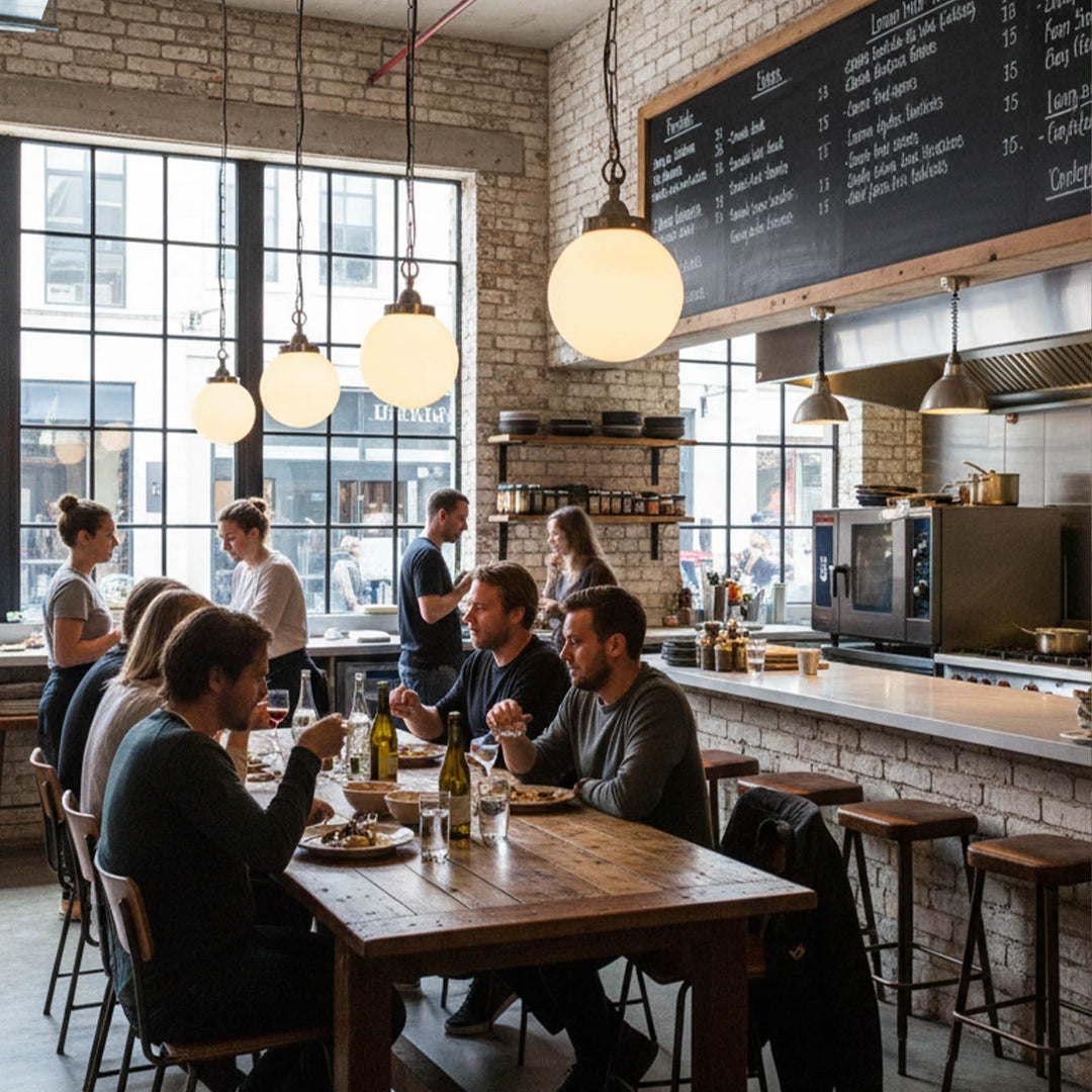 Celeste Small Hanging Lamp in White