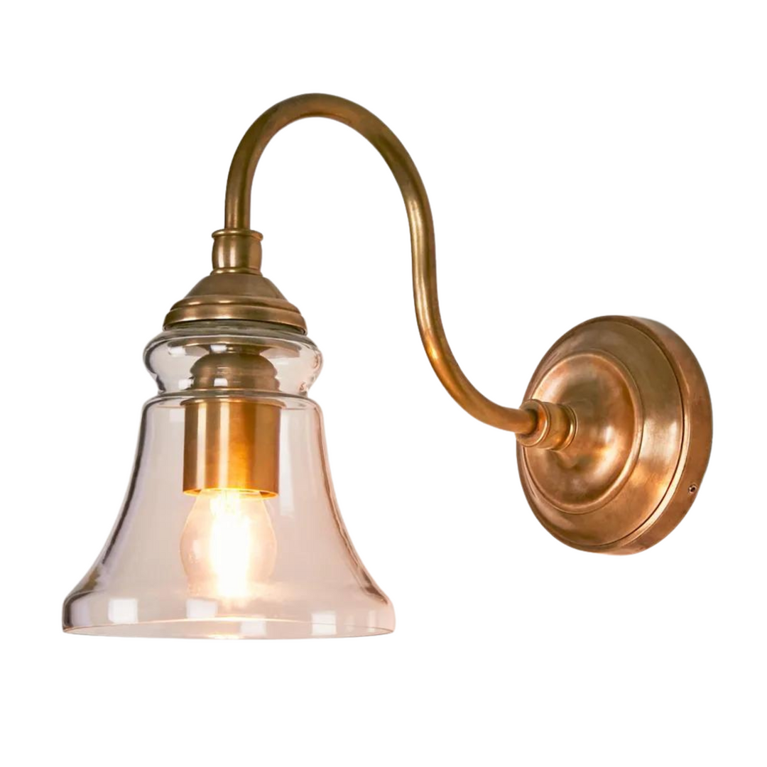 Plaza Wall Light Antique Brass