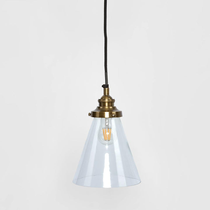Gadsden Ceiling Pendant Extra Small Antique Brass
