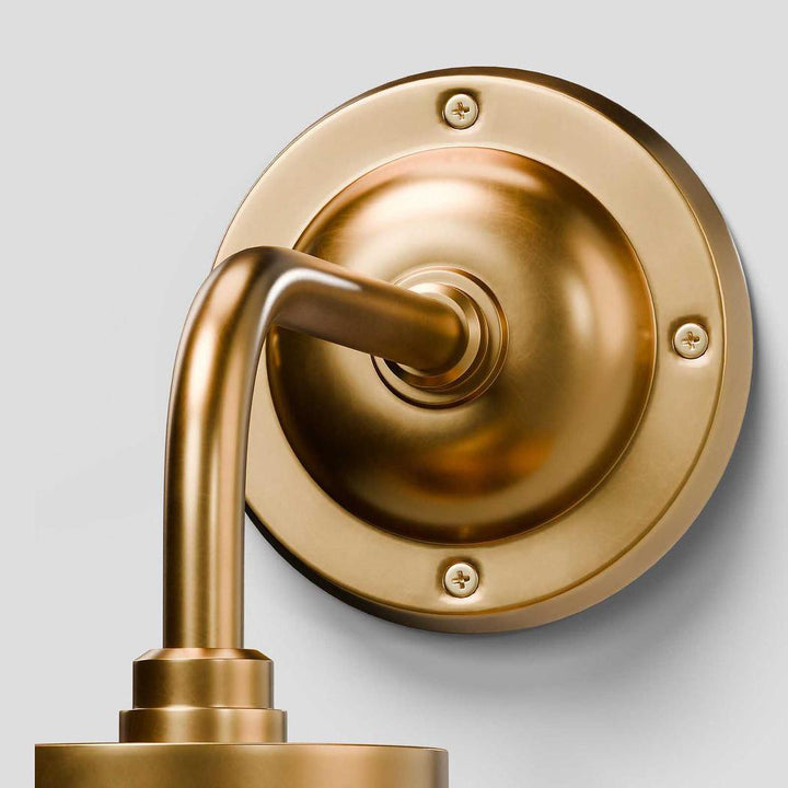 Sandhurst Outdoor Wall Light Antique Brass