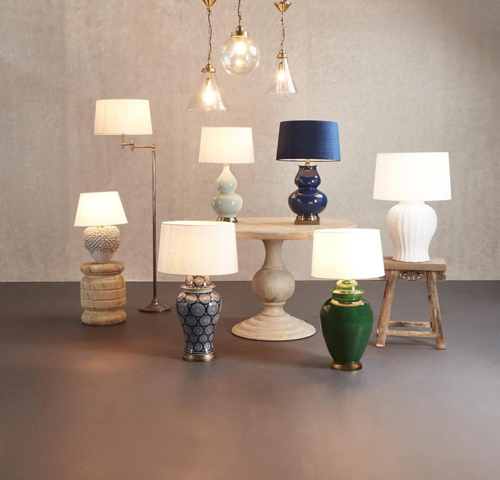Macleay Floor Lamp Base Antique Brass- Base Only