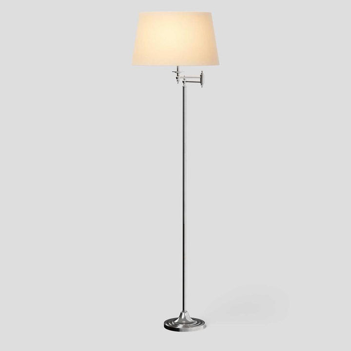 Macleay Floor Lamp Base Antique Silver- Base Only