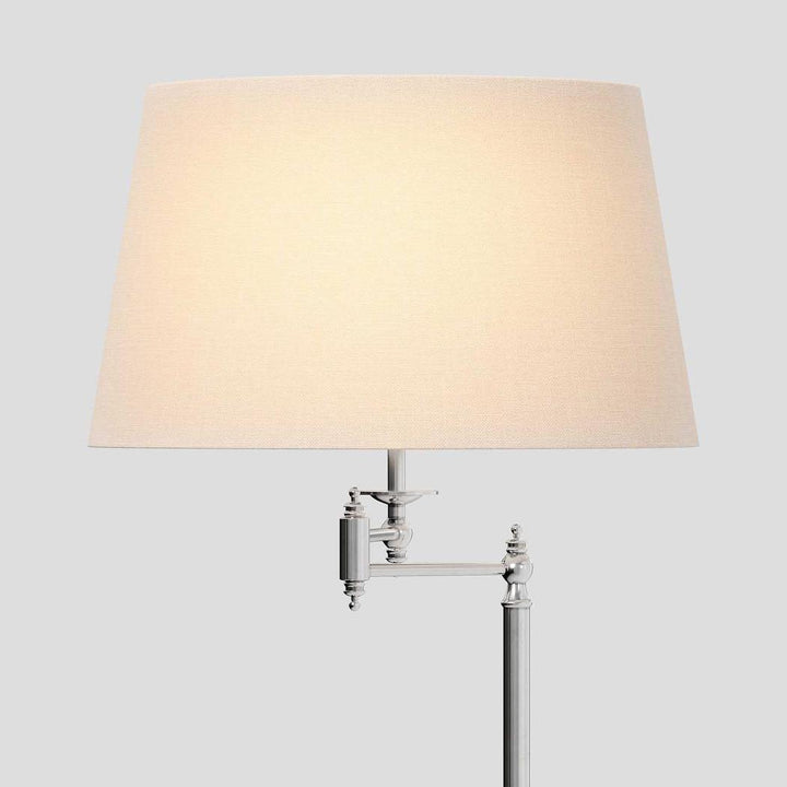 Macleay Floor Lamp Base Antique Silver- Base Only