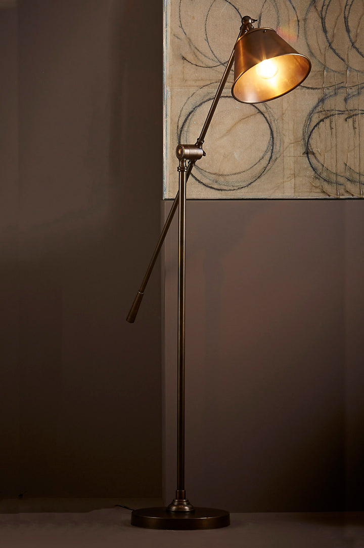 Winslow Floor Lamp Antique Brass