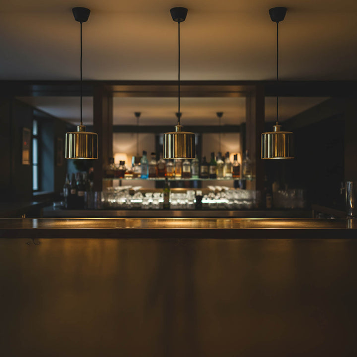 Portofino Ceiling Pendant Small Shiny Brass