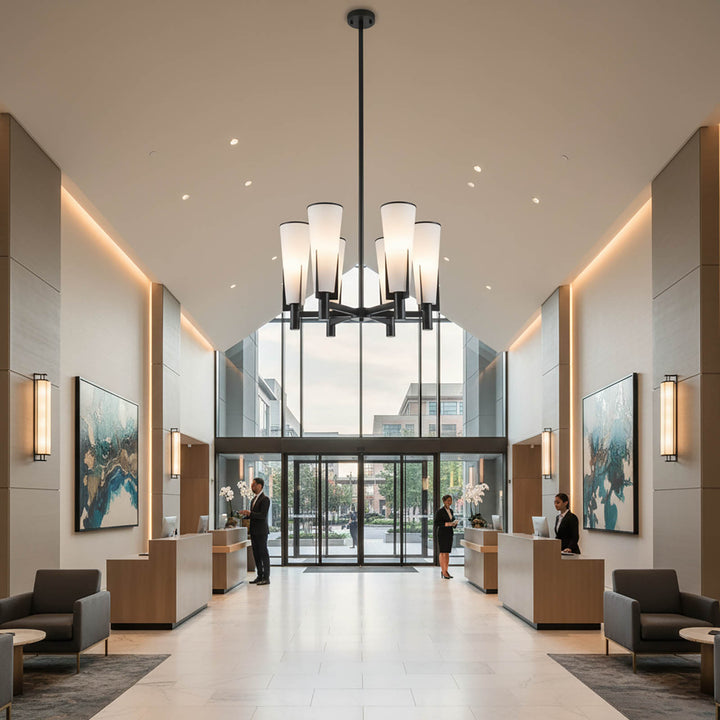 St Germain Chandelier Black