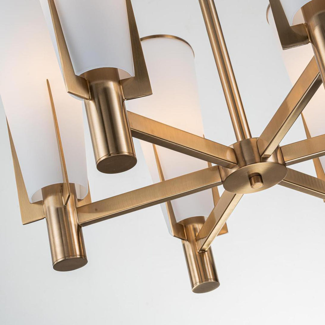 St Germain Chandelier Antique Brass