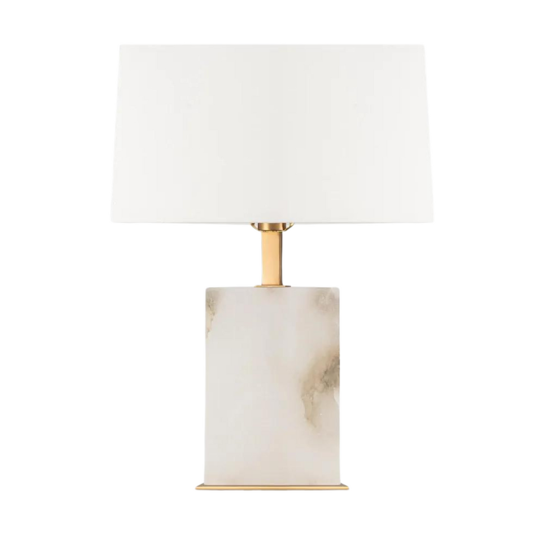 Roco Alabaster Table Lamp With Shade