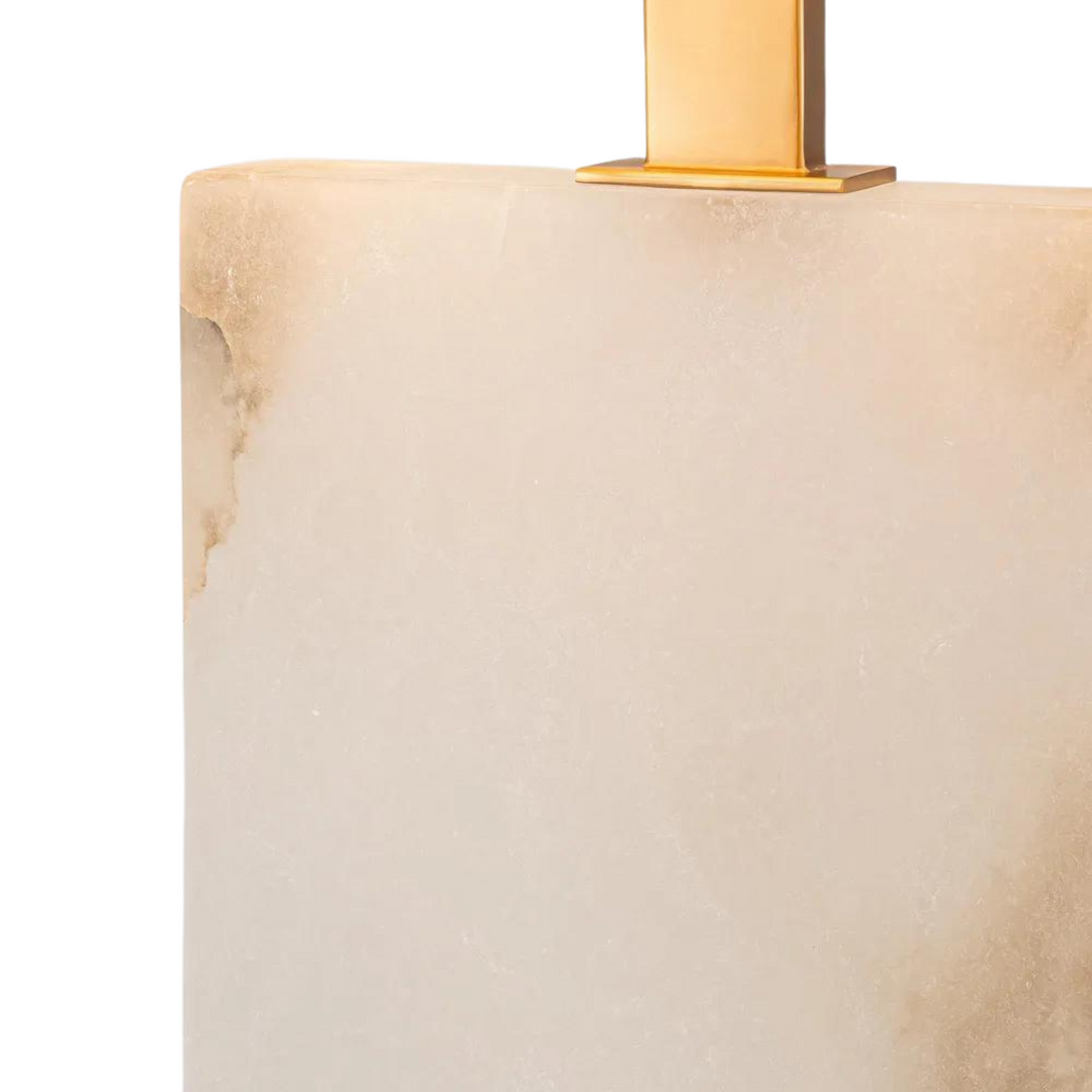 Roco Alabaster Table Lamp With Shade