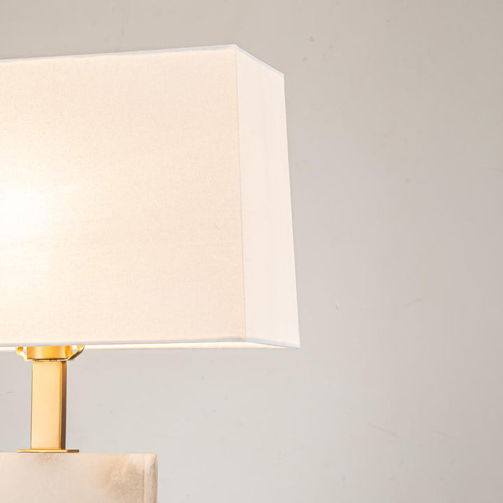 Roco Alabaster Table Lamp With Shade