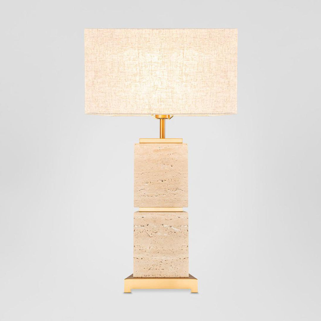 Ashley Travatine Table Lamp with shade
