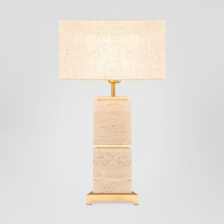 Ashley Travatine Table Lamp with shade