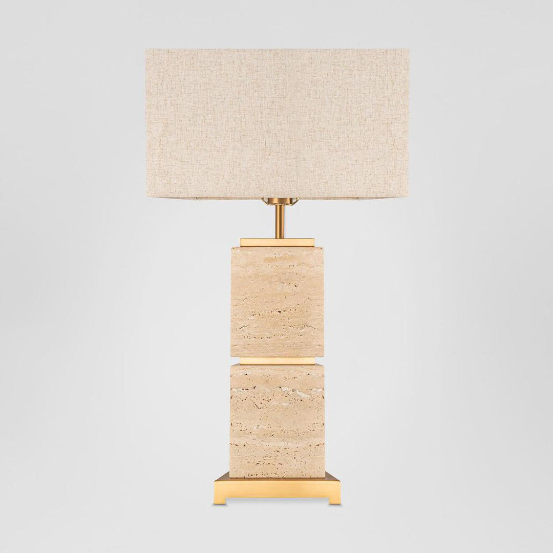 Ashley Travatine Table Lamp with shade