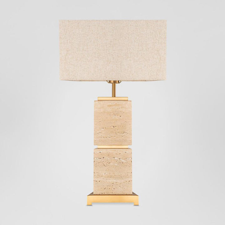 Ashley Travatine Table Lamp with shade