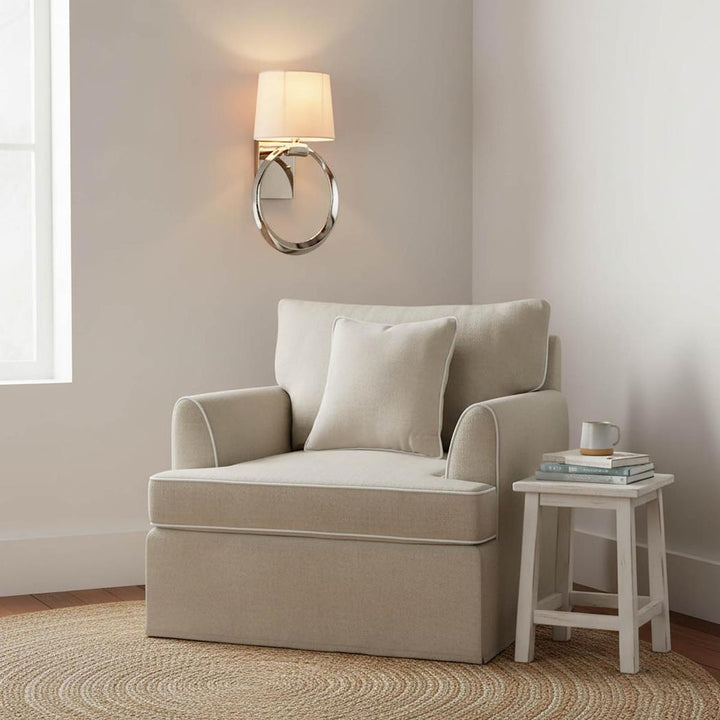 Saratoga Sconce Base Nickel