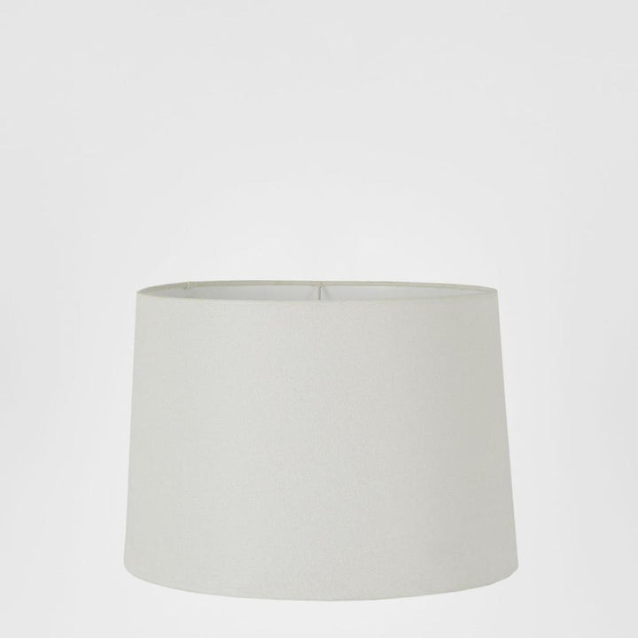 Linen Drum Lamp Shade Small Ivory