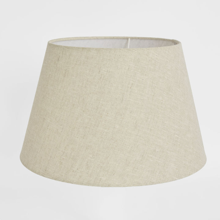 Linen Taper Lamp Shade Large Light Natural