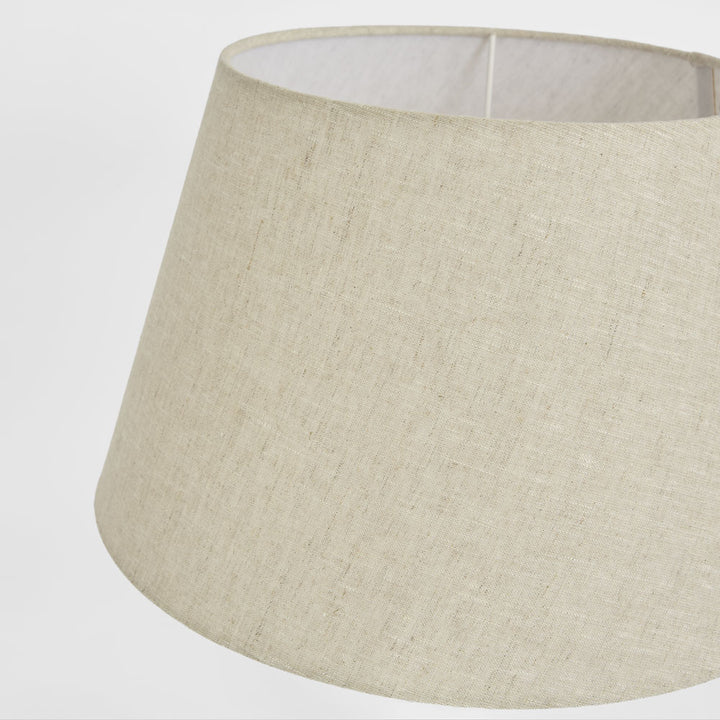 Linen Taper Lamp Shade Large Light Natural