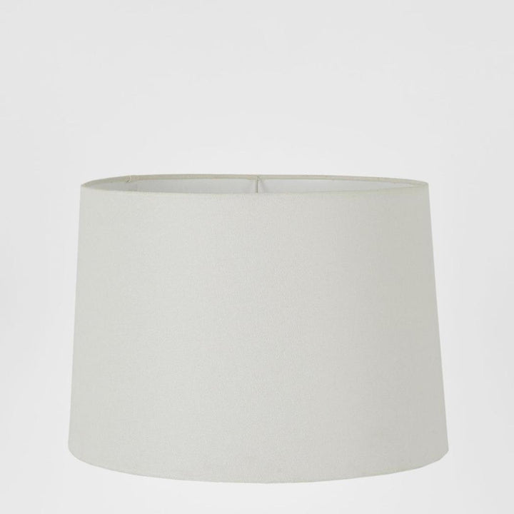 Linen Drum Lamp Shade Large Ivory