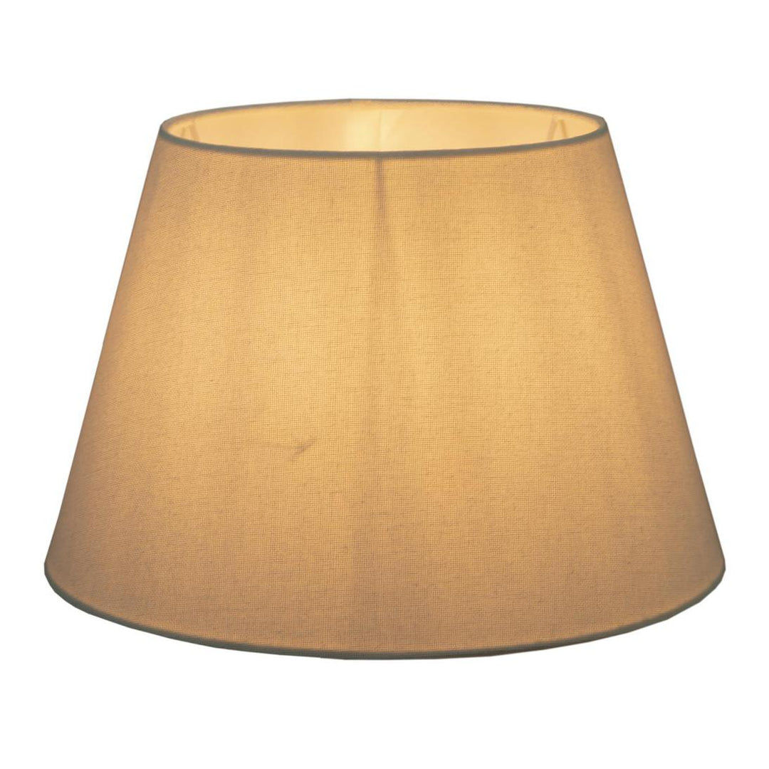 Linen Taper Lamp Shade XL Ivory