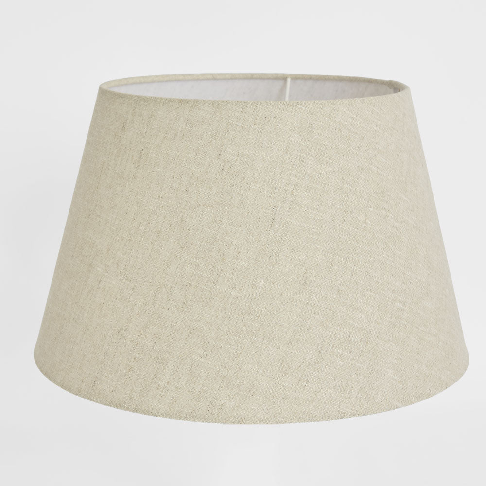 Linen Taper Lamp Shade XL Light Natural