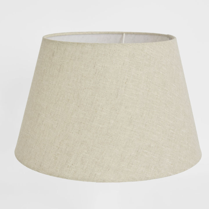 Linen Taper Lamp Shade XL Light Natural