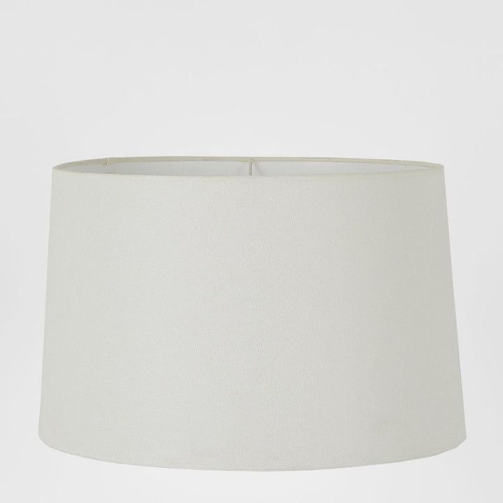Linen Drum Lamp Shade XL Ivory