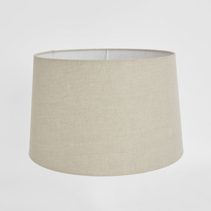Linen Drum Lamp Shade XL Light Natural