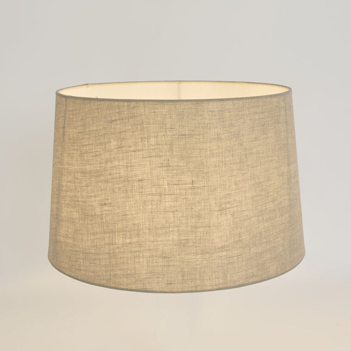 Linen Drum Lamp Shade XL Light Natural