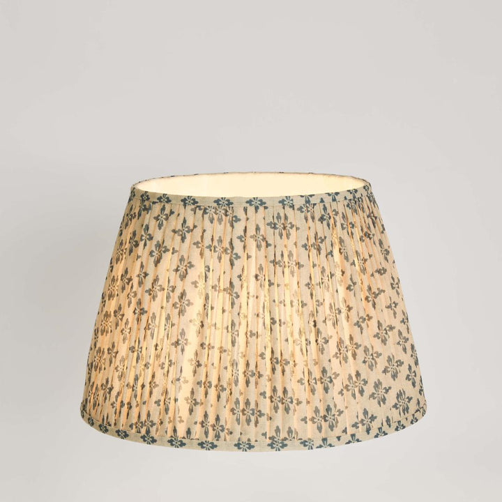 Viscose Linen Drum Lamp Shade XL Blue