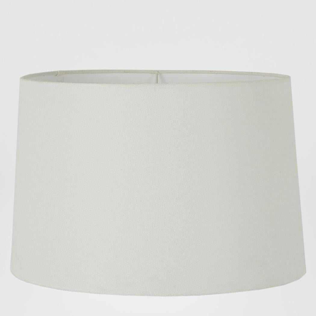 Linen Drum Lamp Shade XXL Ivory