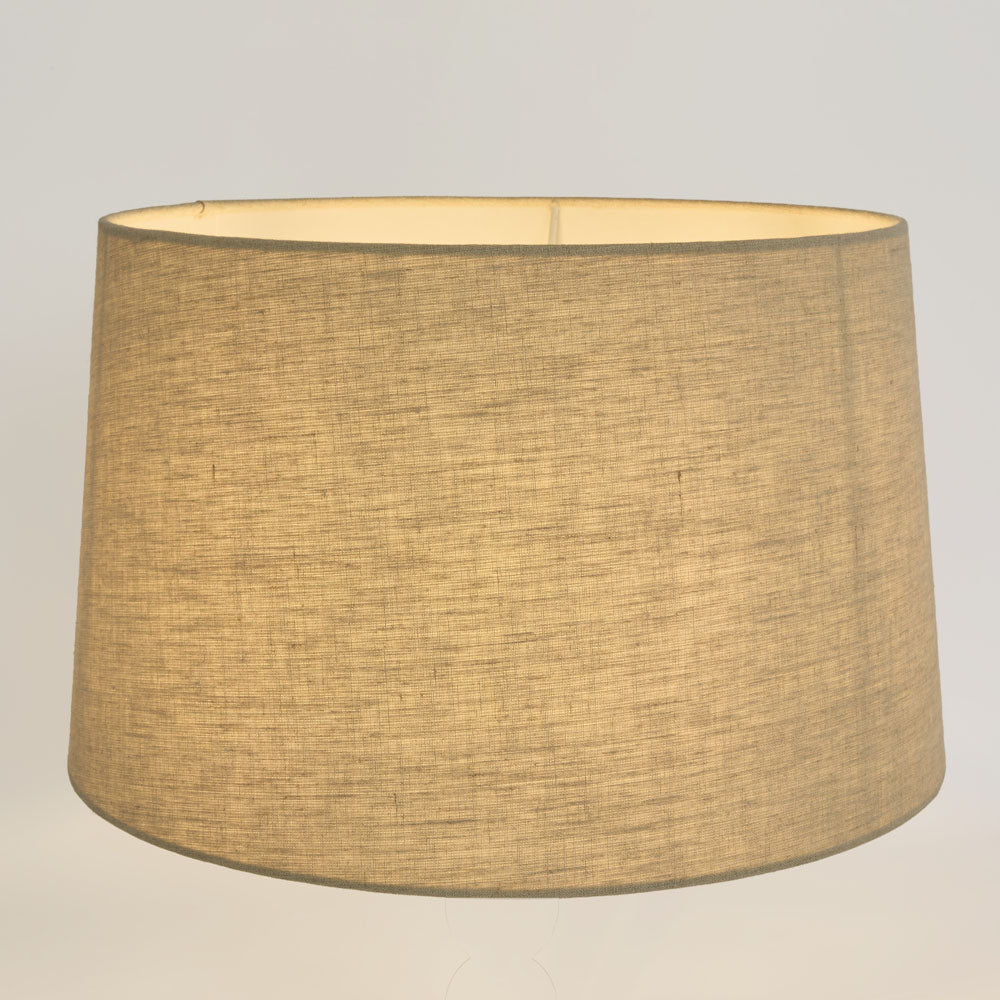 Linen Drum Lamp Shade XXL Light Natural