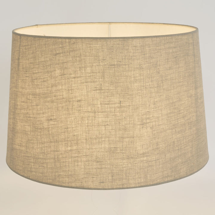 Linen Drum Lamp Shade XXXL Light Natural